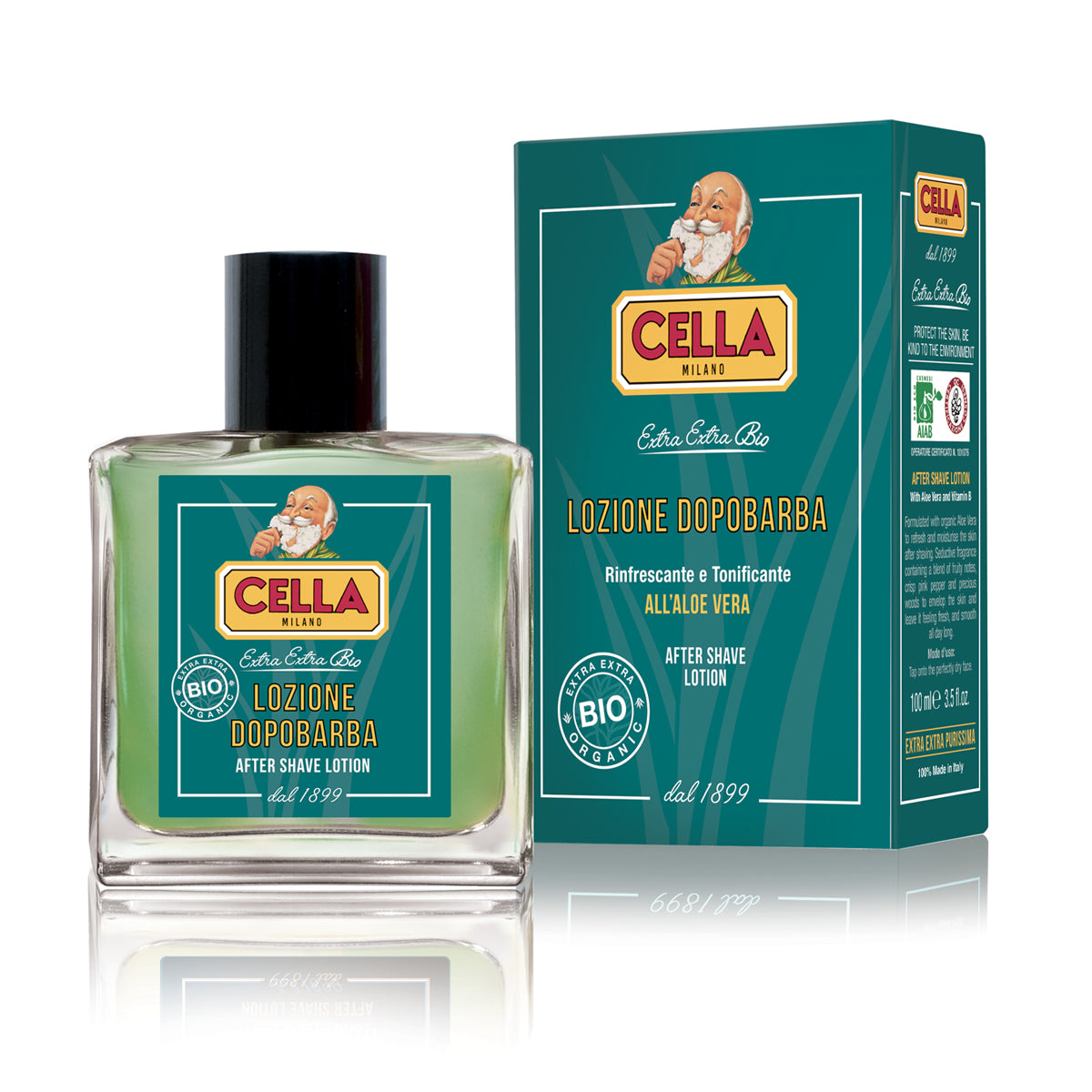Cella Organic Shaving 3-Piece Gift Set