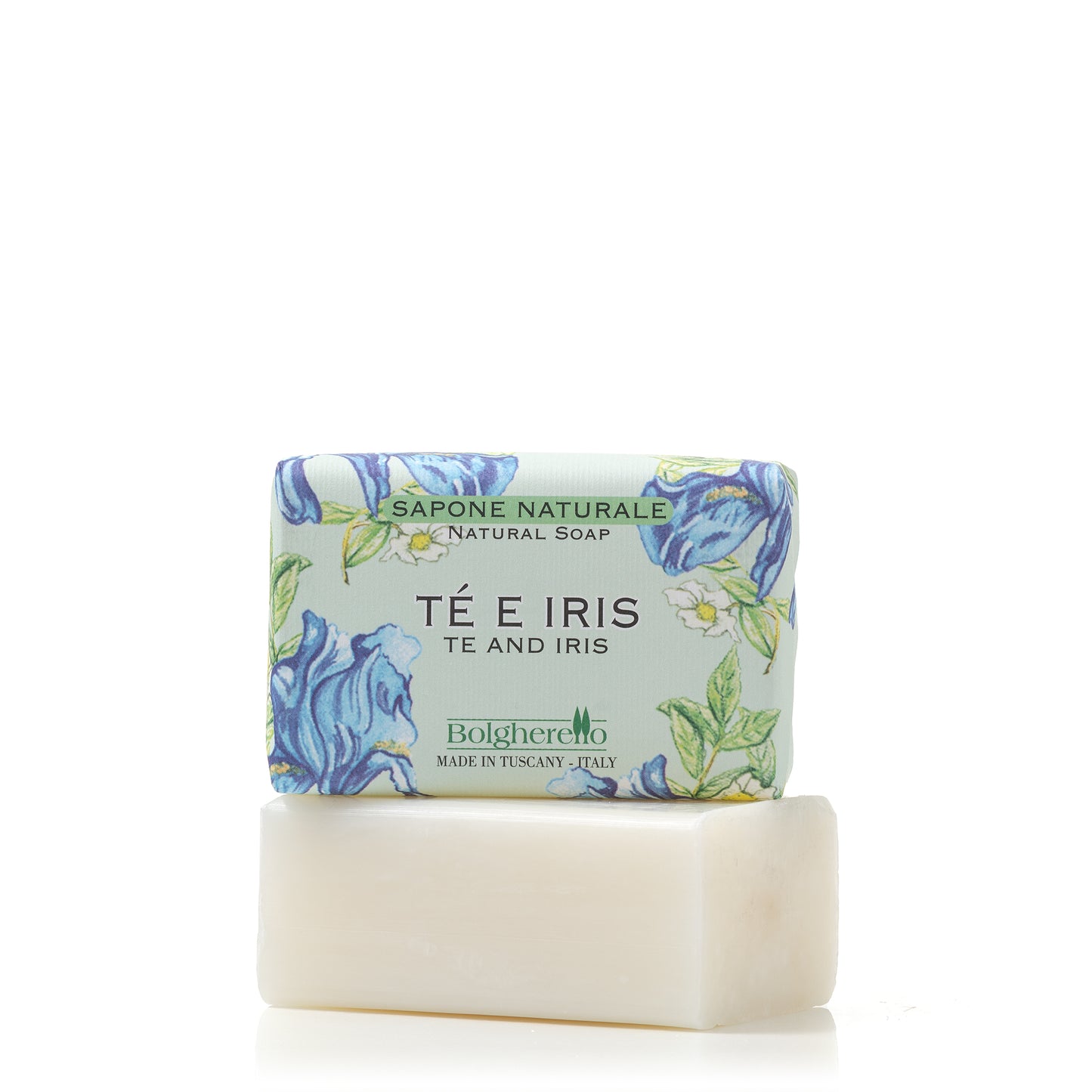 Bolgherello Tea and Iris Soap and Hand Towel Set