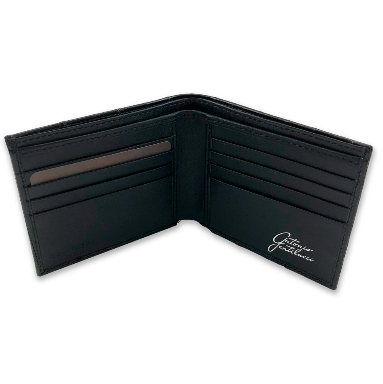 Eel Bifold Wallet (Black)