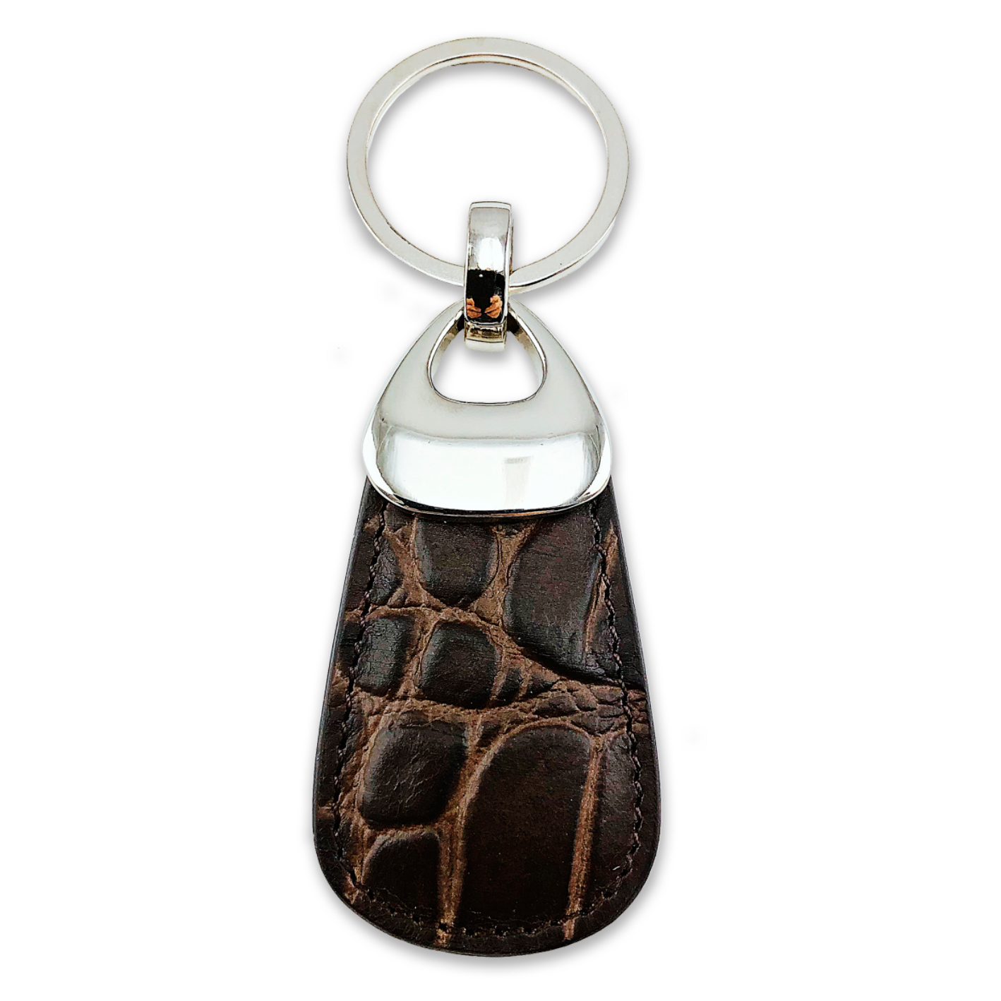Leather Key Chain (Brown)