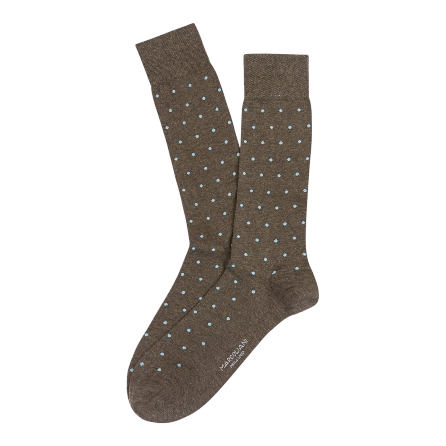 Marcoliani Socks Polka Dot Coffee