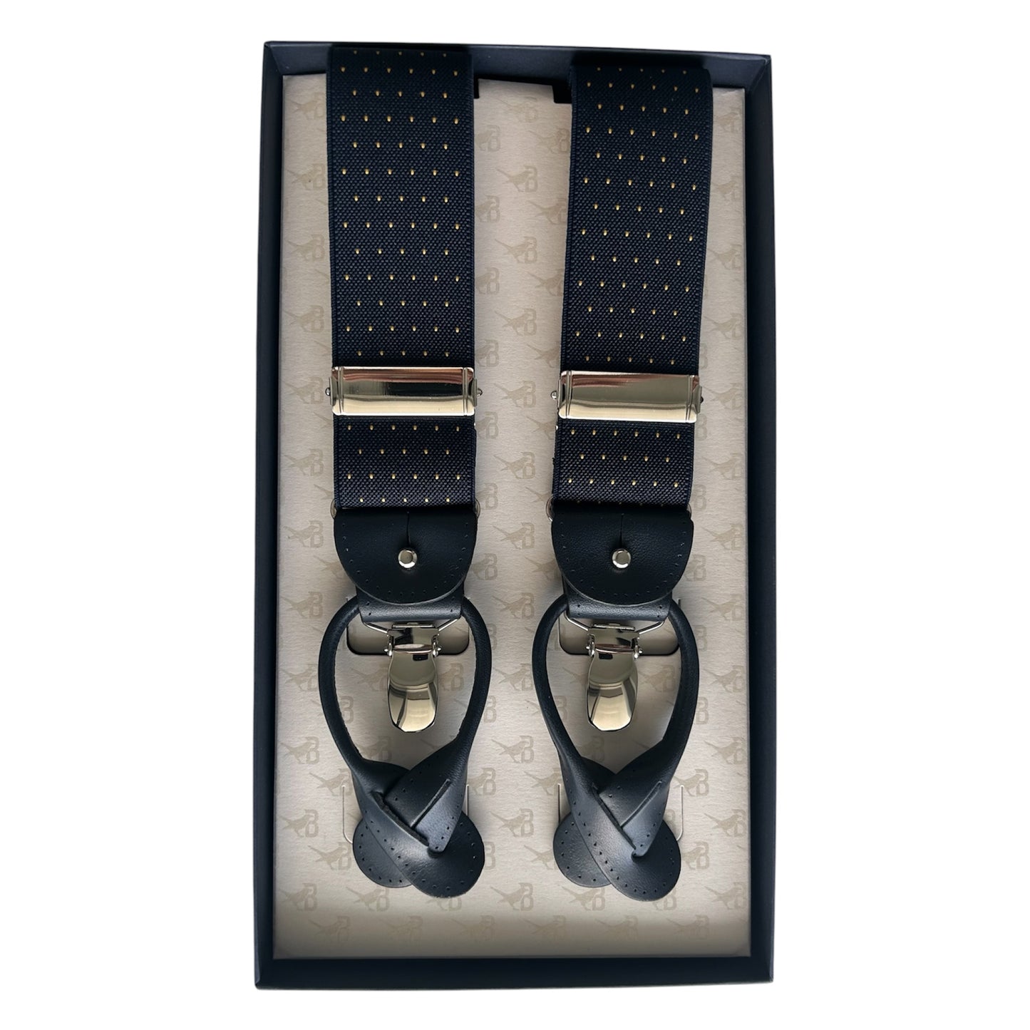 Bretelle & Braces - Blue Polka Dots Suspenders