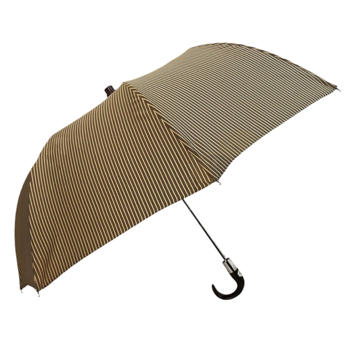 Il Marchesato Folding Umbrella (Beige and Brown)