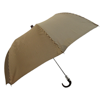 Il Marchesato Folding Umbrella (Beige and Brown)