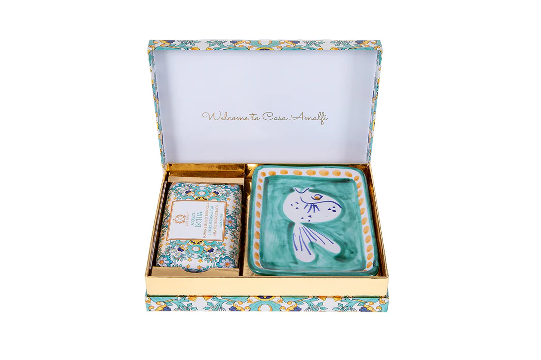 Casa Amalfi Acqua di Ischia Soap & Dish Set