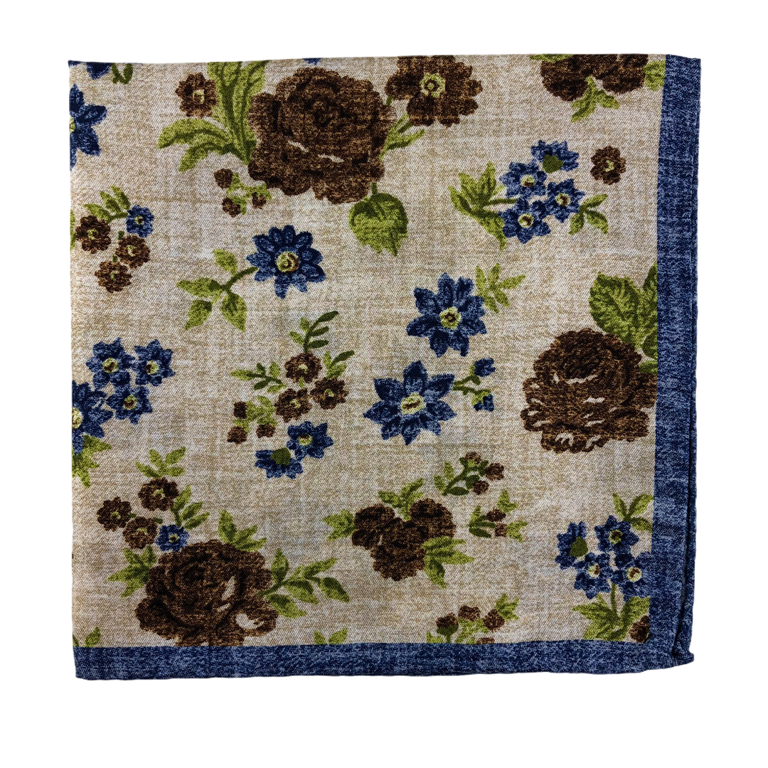 Sanmarco Pocket Square (Beige)