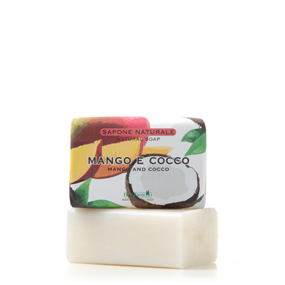 Bolgherello Mango and Coconut Soap and Hand Towel Set