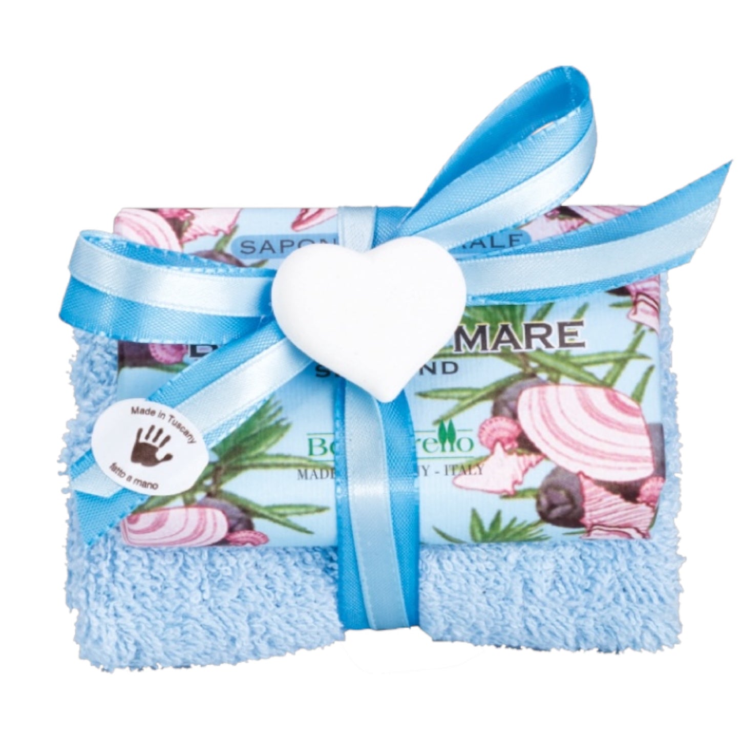Bolgherello Sea Breeze Soap and Hand Towel Set