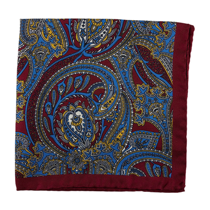 Sanmarco Pocket Square (Burgundy)