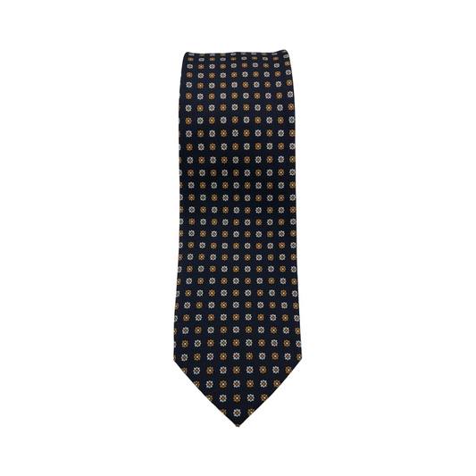 Caracciolo Tie (Black Floral)