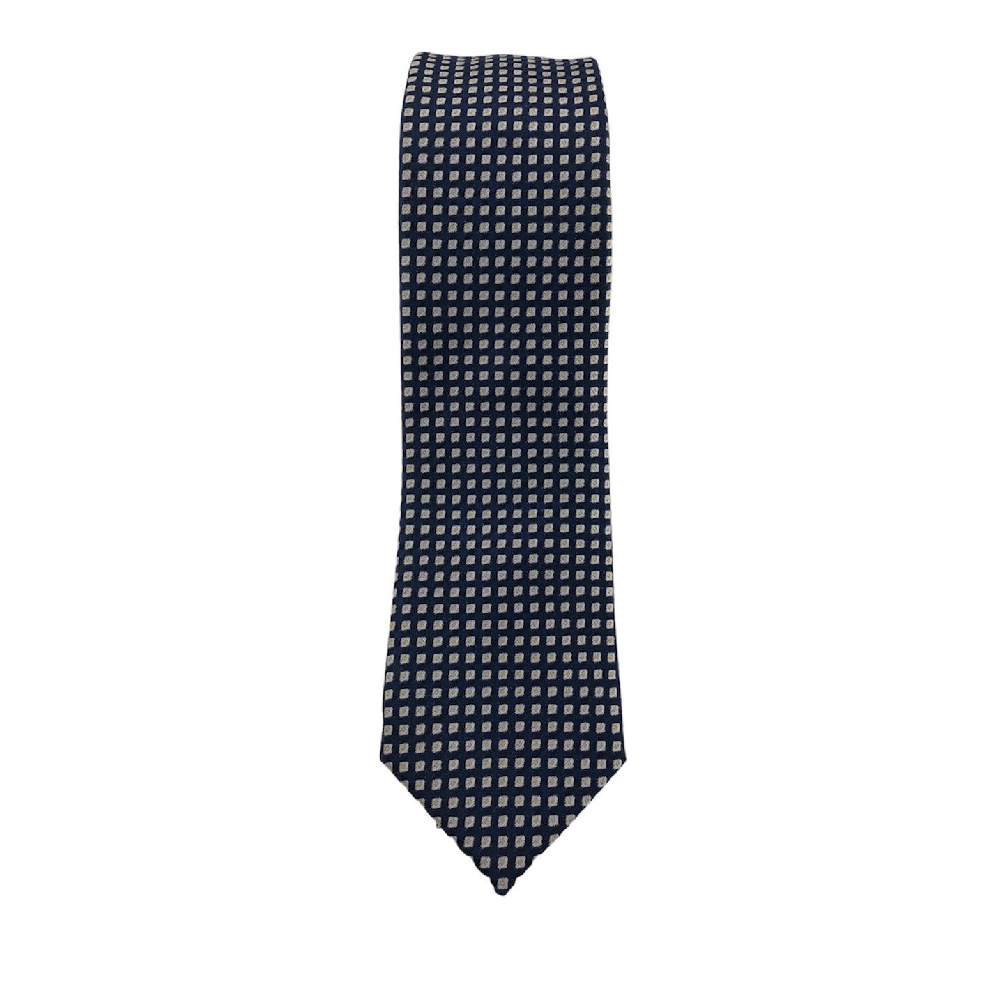Caracciolo Tie (Blue Geometric)