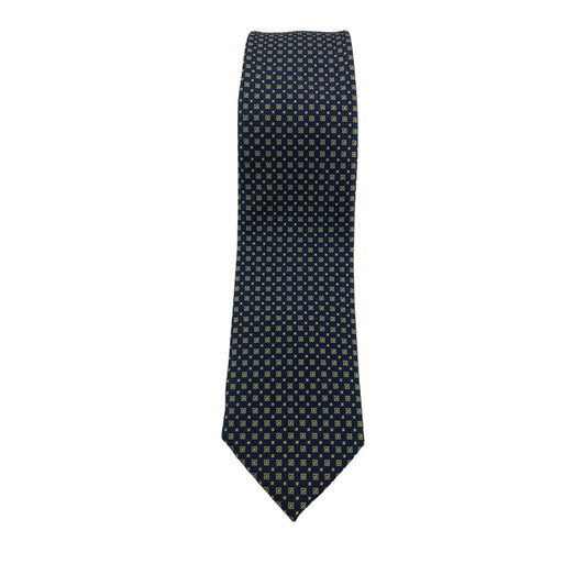Caracciolo Tie (Blue Geometric)