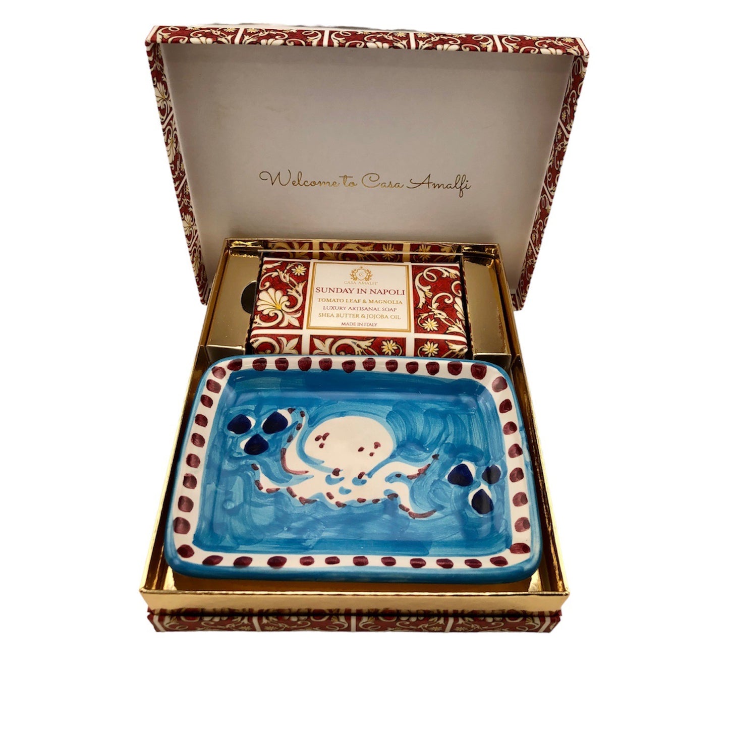 Casa Amalfi Sunday in Napoli Soap & Dish Set