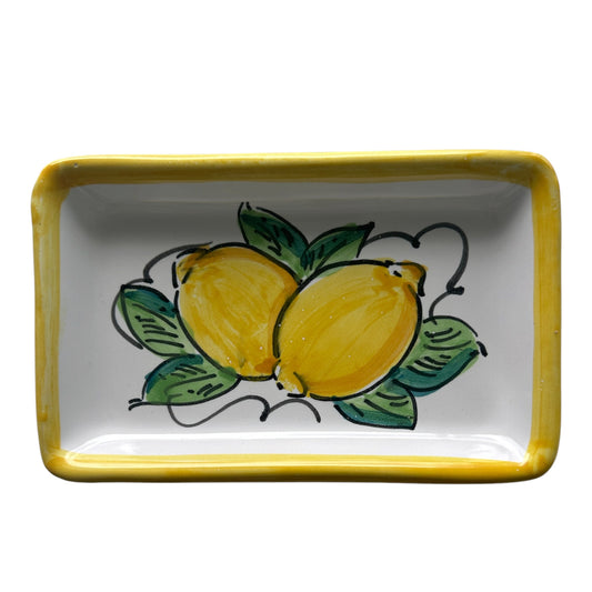 Ceramica Artistica Solimene Lemon Soap Dish