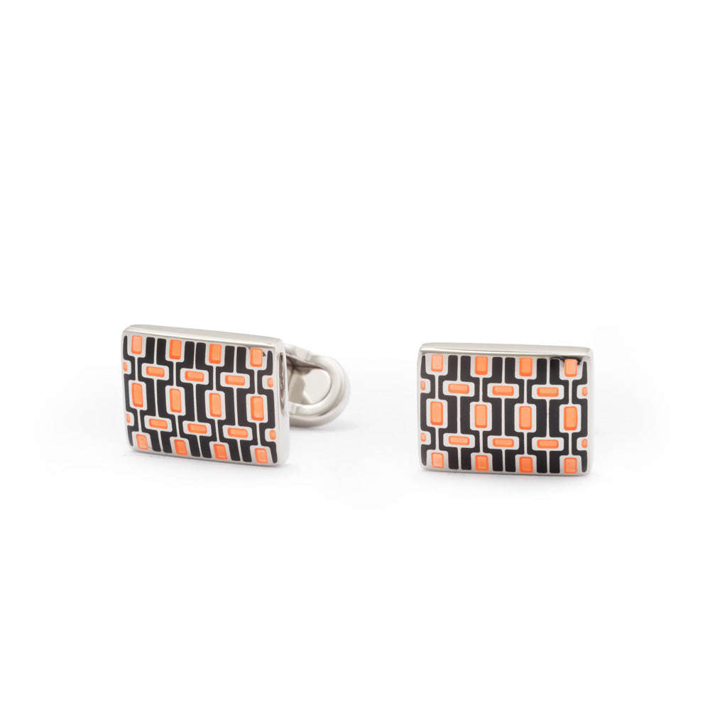 Cufflinks Dandy Vito Orange