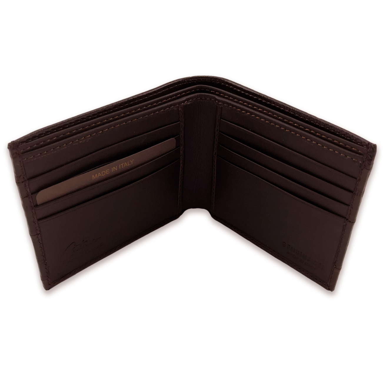 Eel Bifold Wallet (Brown)