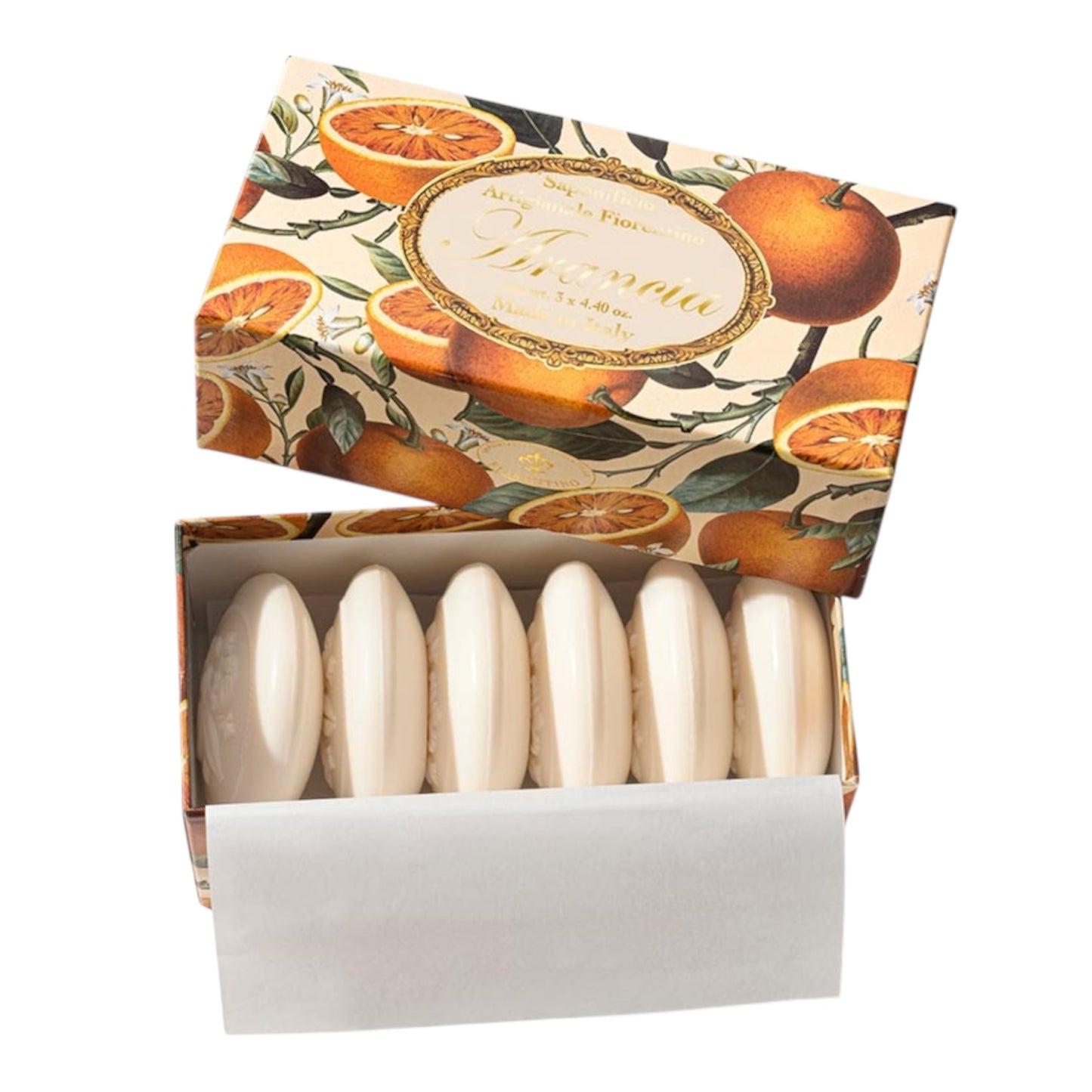 Saponificio Artigianale Fiorentino Orange 6-Piece Soap Set