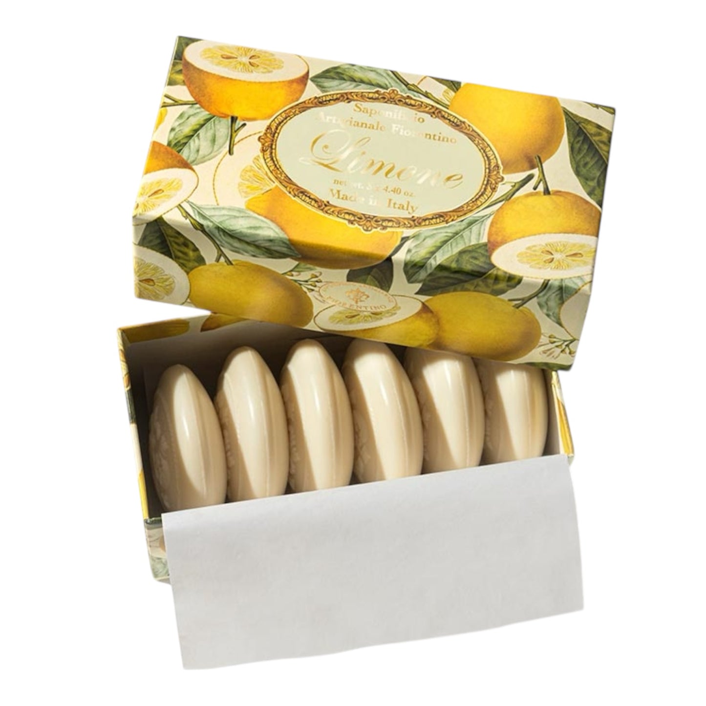 Saponificio Artigianale Fiorentino Lemon 6-Piece Soap Set
