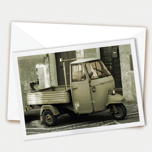 Greeting Card (Piaggio Ape)