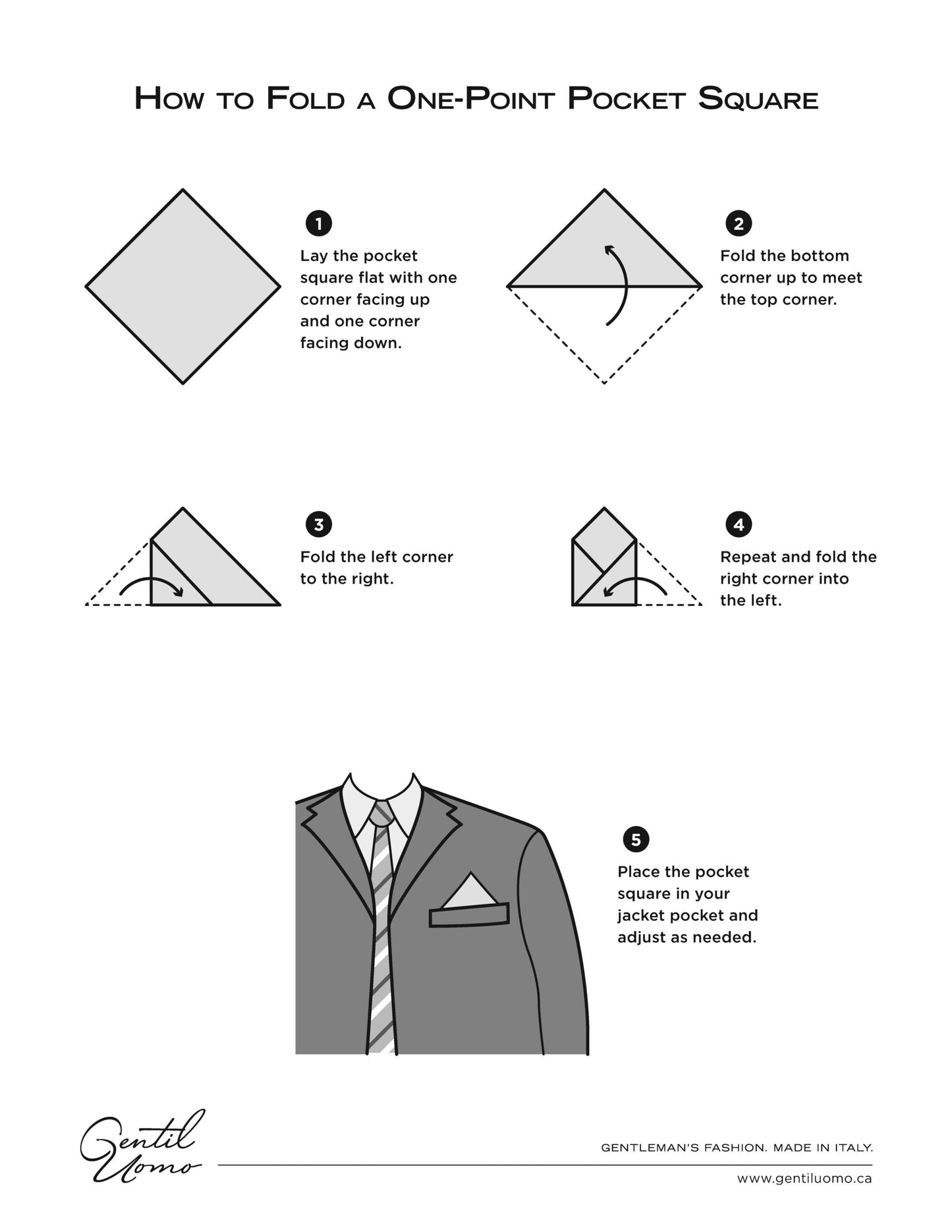 Sanmarco Pocket Square (Navy)