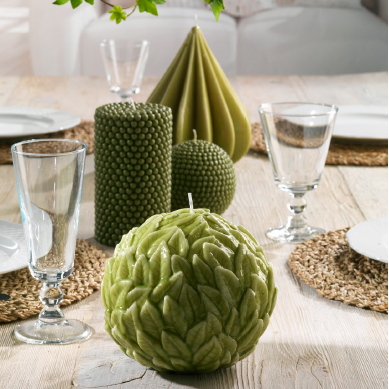 LAC Cereria Green Days Medium Drop Candle