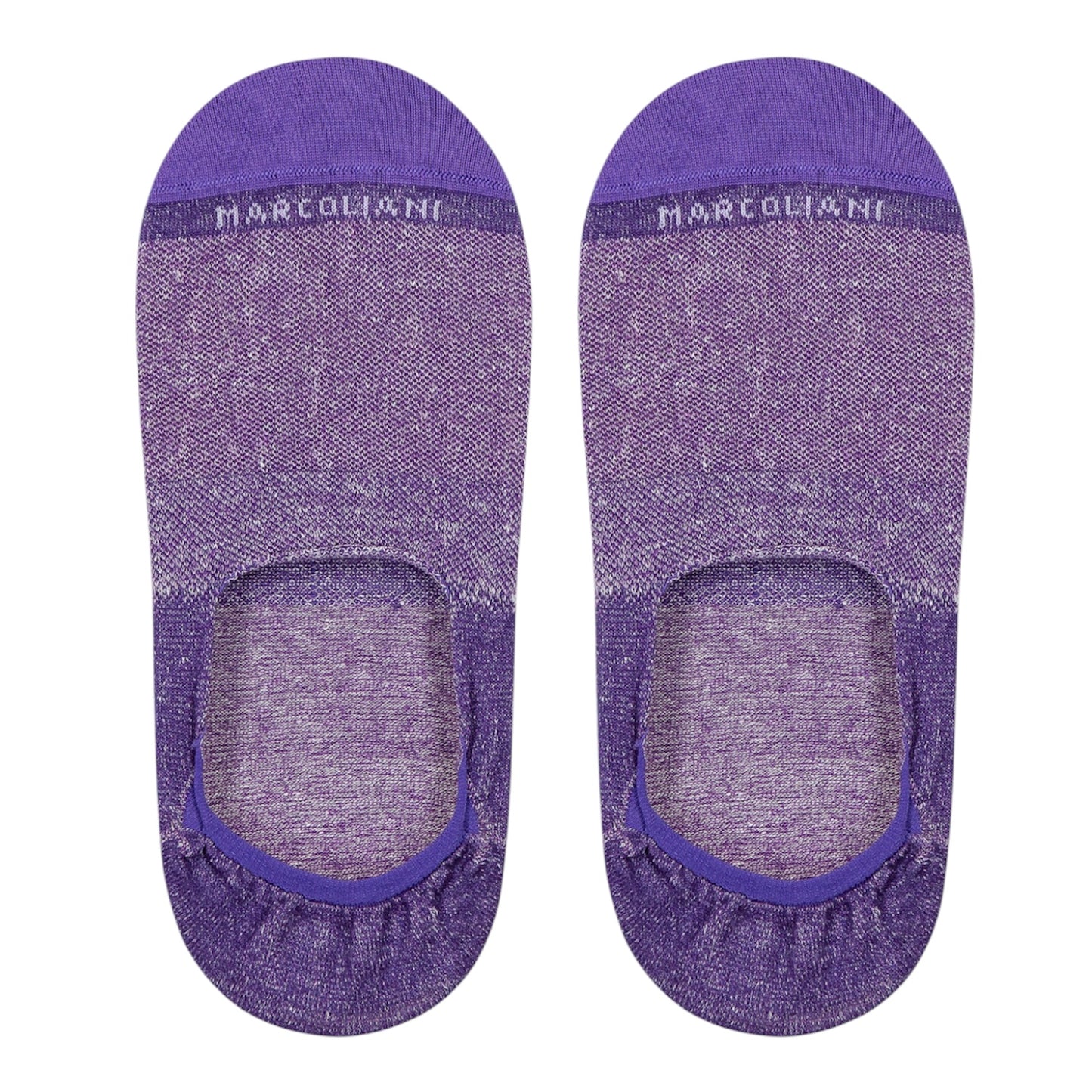 Marcoliani No-Show Socks Piquè Lavender