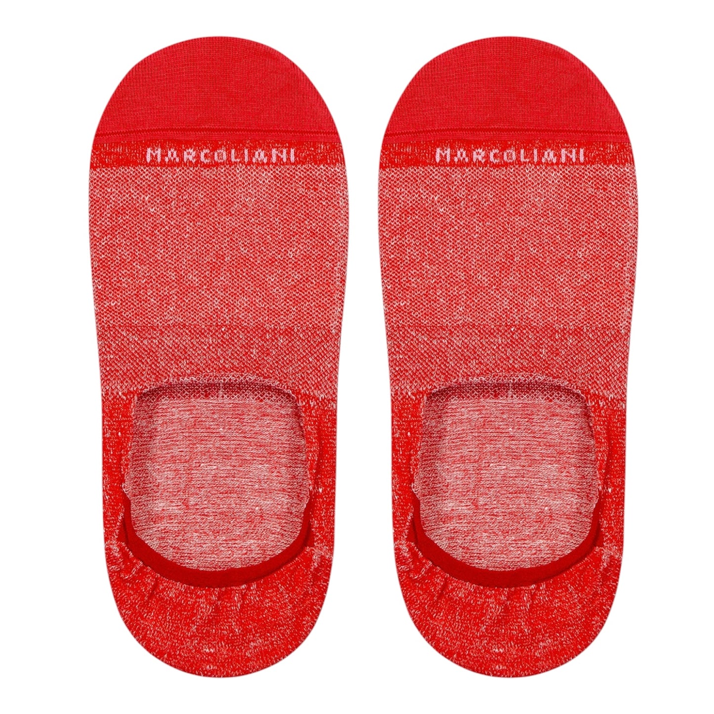 Marcoliani No-Show Socks Piquè Coral
