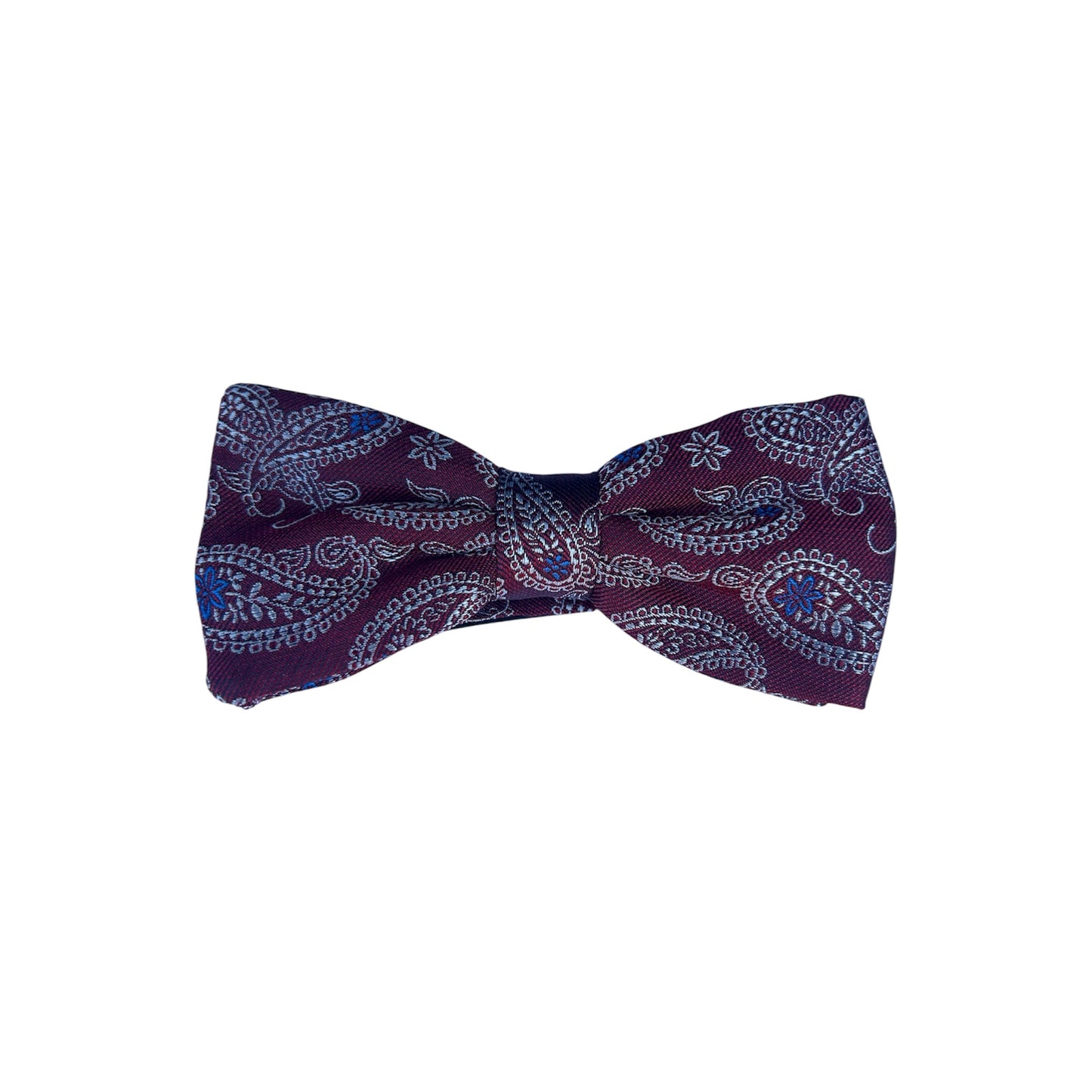 Bretelle & Braces - Bordeaux Paisley Bow Tie
