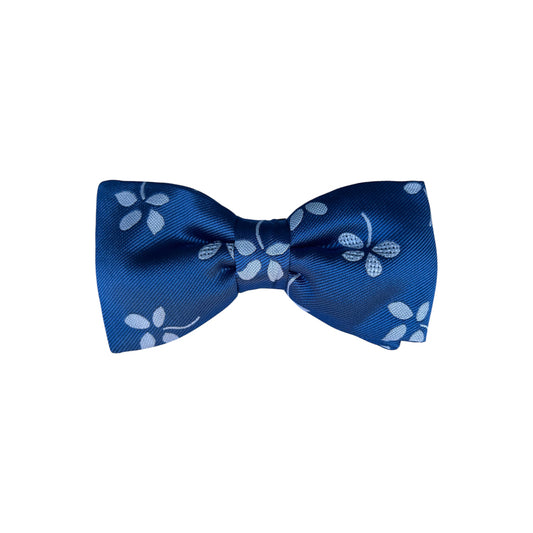 Bretelle & Braces Blue Floral Bow Tie