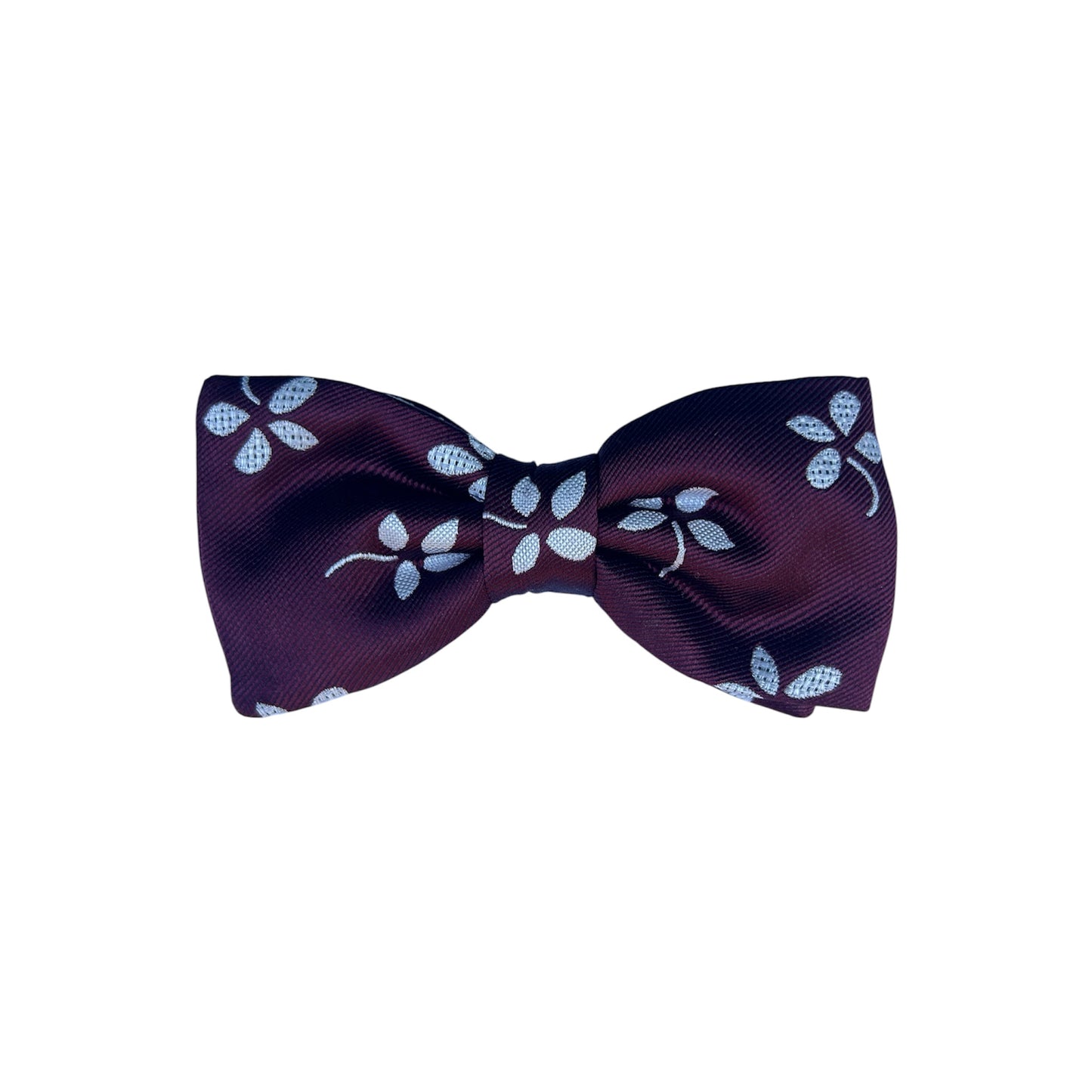 Bretelle & Braces - Bordeaux Floral Bow Tie
