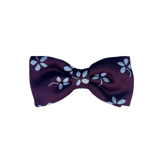 Bretelle & Braces - Bordeaux Floral Bow Tie