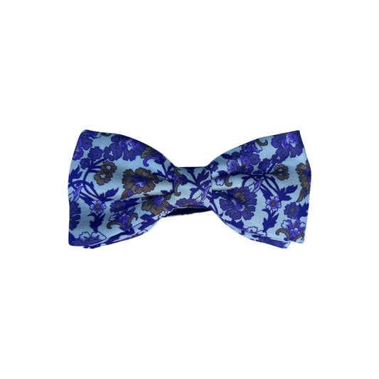 Bretelle & Braces - White Floral Bow Tie