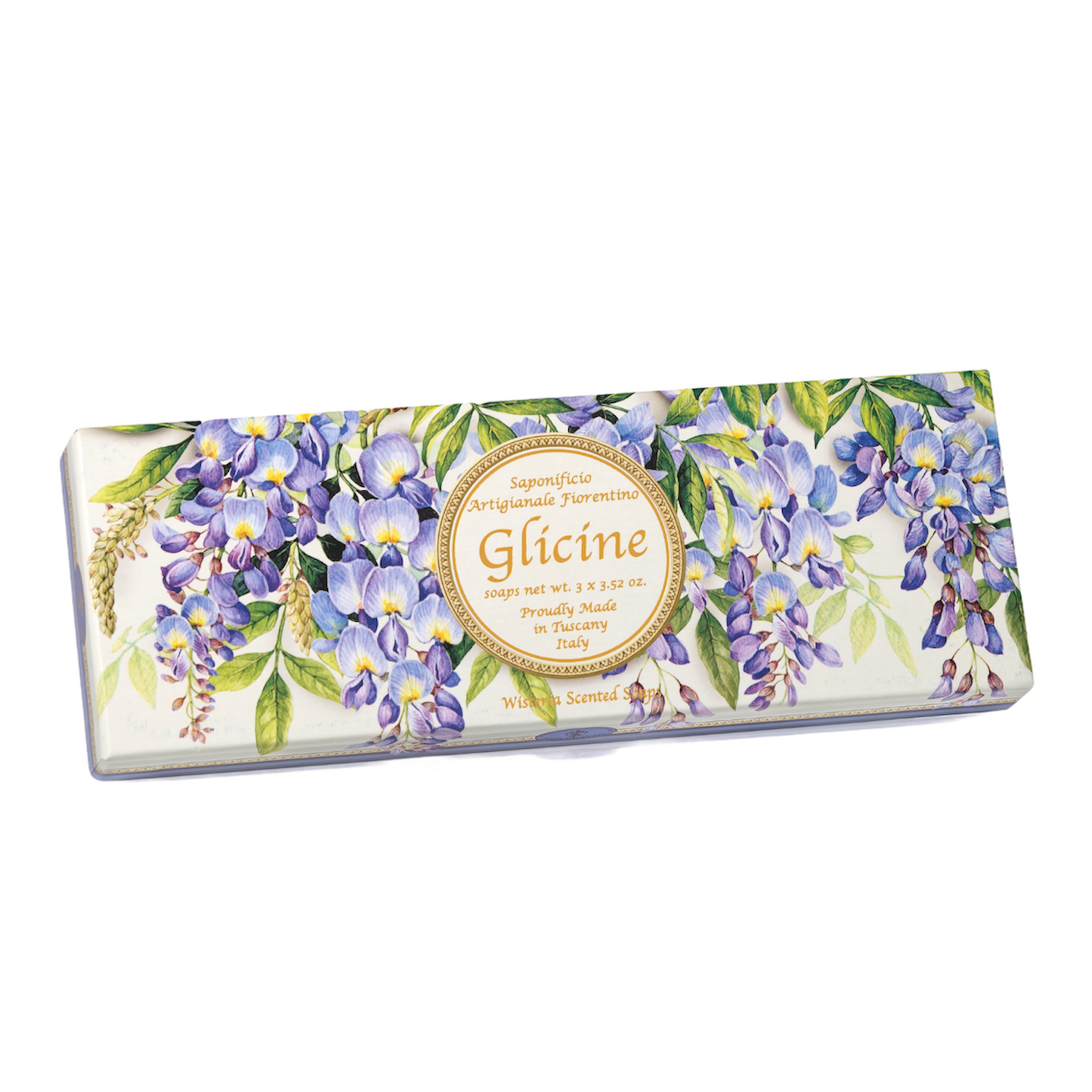 Saponificio Artigianale Fiorentino Wisteria 3-Piece Soap Set