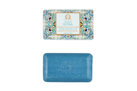 Casa Amalfi Acqua di Ischia Jasmine & Sea Salt Body Scrub Soap