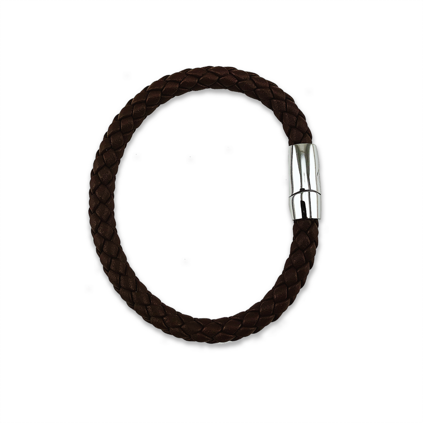 Single Wrap Leather Bracelet (Brown)
