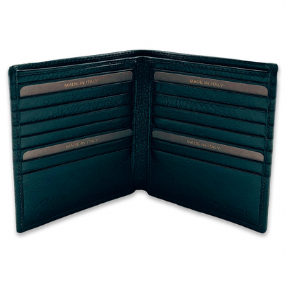Leather Card Wallet (Black)