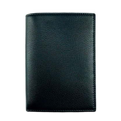 Leather Card Wallet (Black)