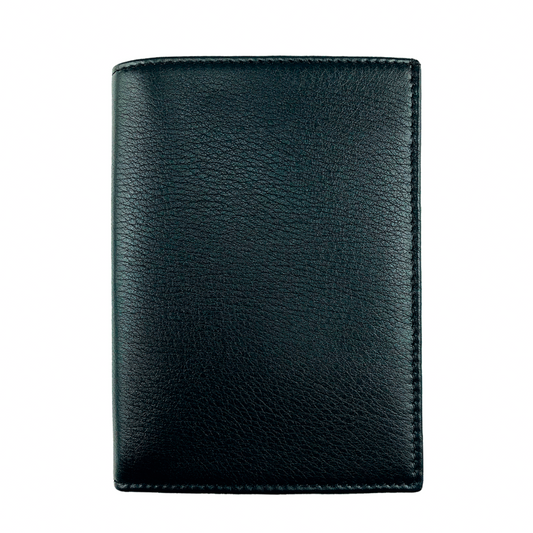 Leather Card Wallet (Black)