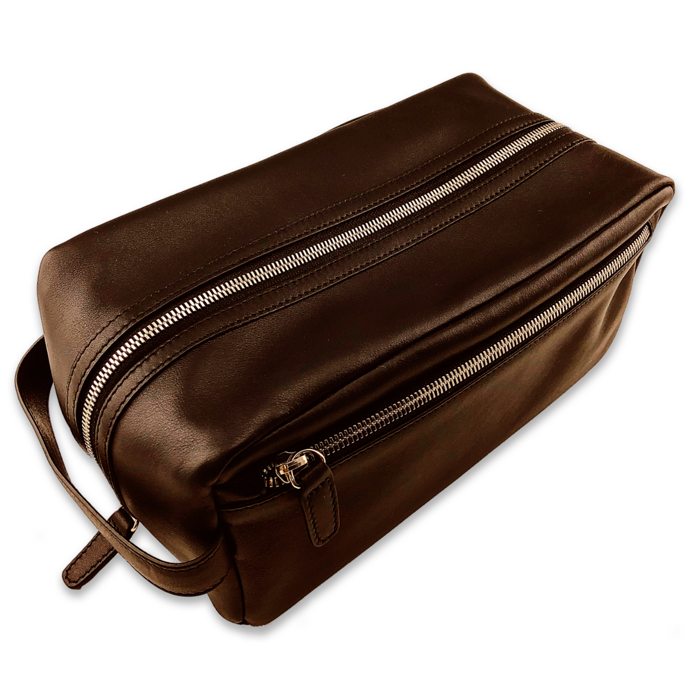 Leather Toiletry Bag (Brown)